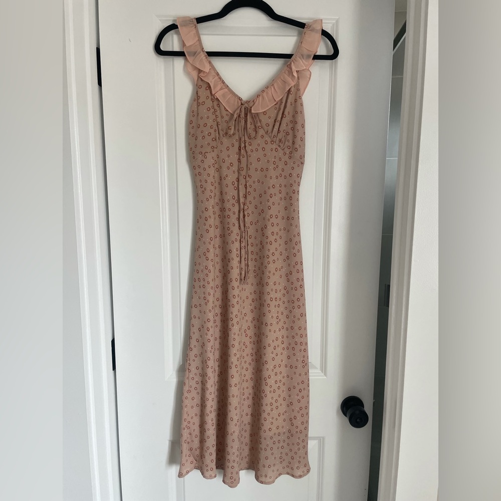 Simple Retro MIDI Dress Size M